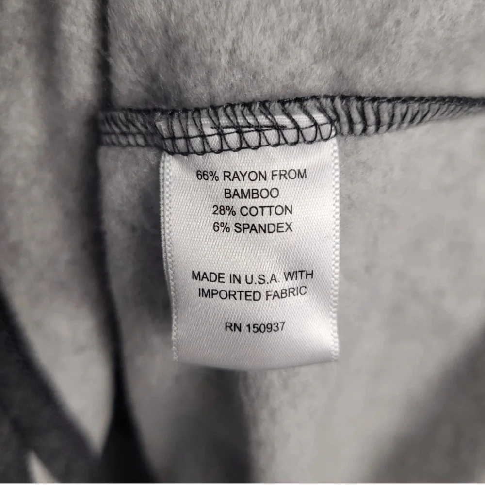 Stowaway Maternity Gray Long Sleeve Wrap Slit Dress Size S - Picture 5 of 8